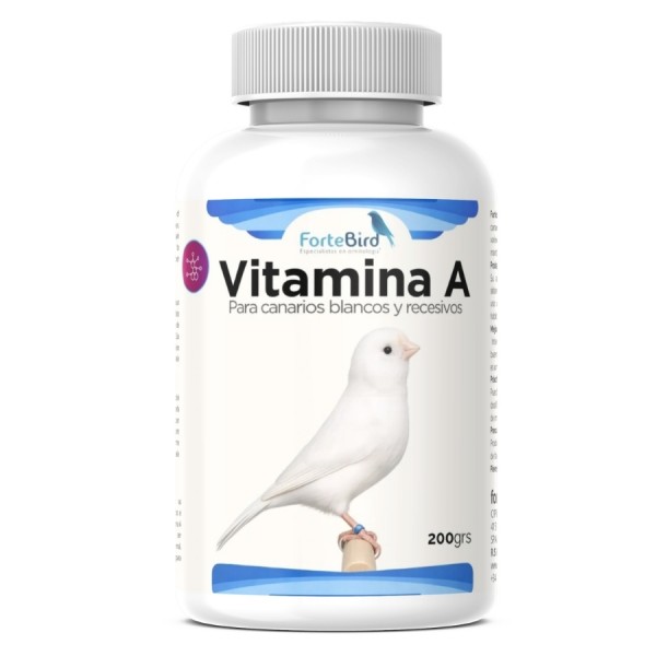 Vitamina A de Fortebird 200 grs | Para Canarios blancos y recesivos