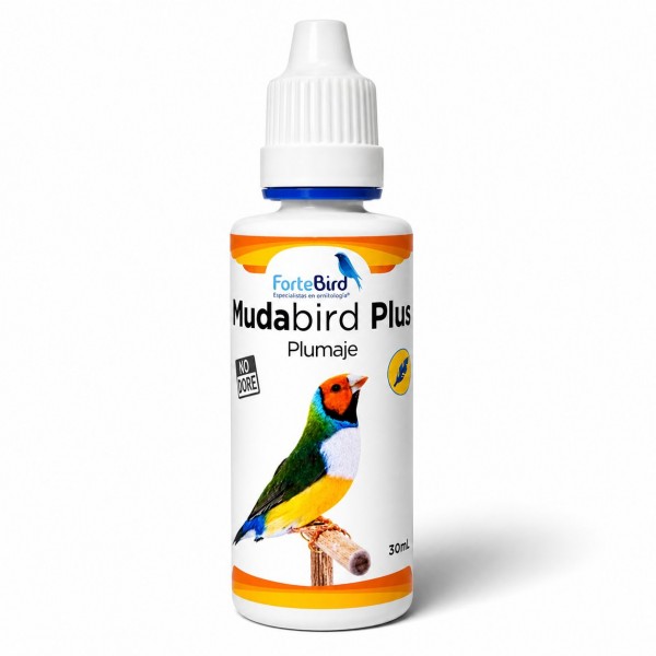 Mudabird Plus – Complemento líquido para la muda y el plumaje de aves ornamentales