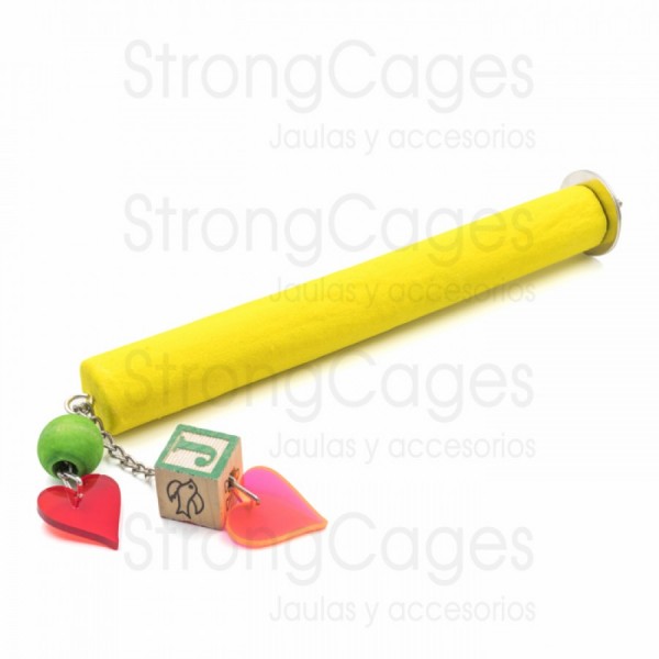 Posadero lima uñas con juguete para amazonas, yacos, cacatúas Posadero lima uñas con juguete para amazonas, yacos, cacatúas