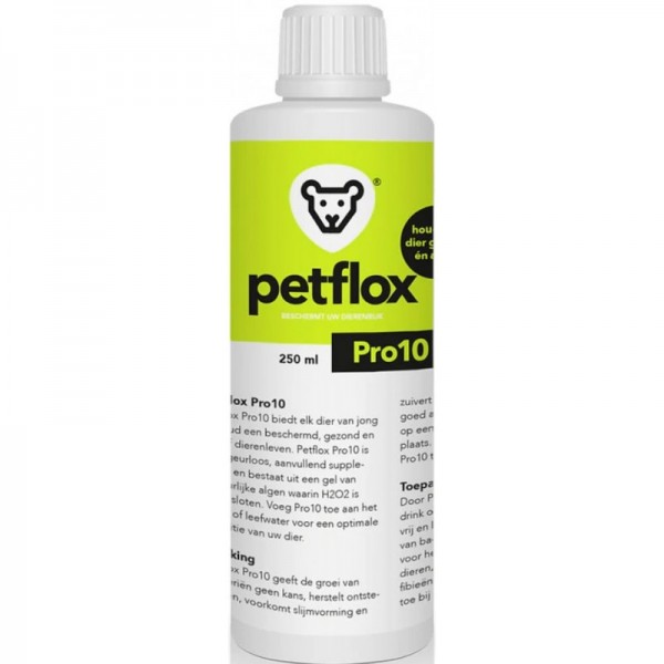 Petflox Pro10 250 ml (Purifiza e higieniza el agua de sus aves)