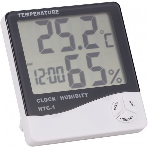 Termometro / Higrometro digital con reloj Termometro / Higrometro digital con reloj