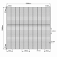 Malla Electrosoldada (pack de 8 unds)