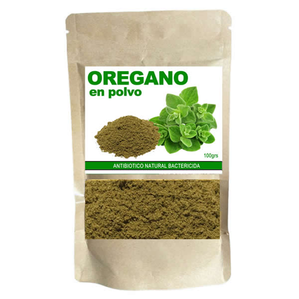 Orégano en polvo puro (Antibiótico natural y bactericida)