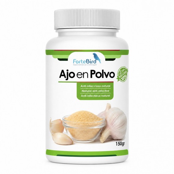 Ajo en Polvo 100% | Antiinfeccioso para aves