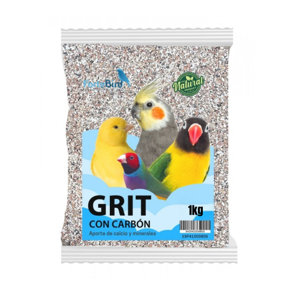 Grit con Carbón Fortebird 1Kg Grit con Carbón Fortebird 1Kg