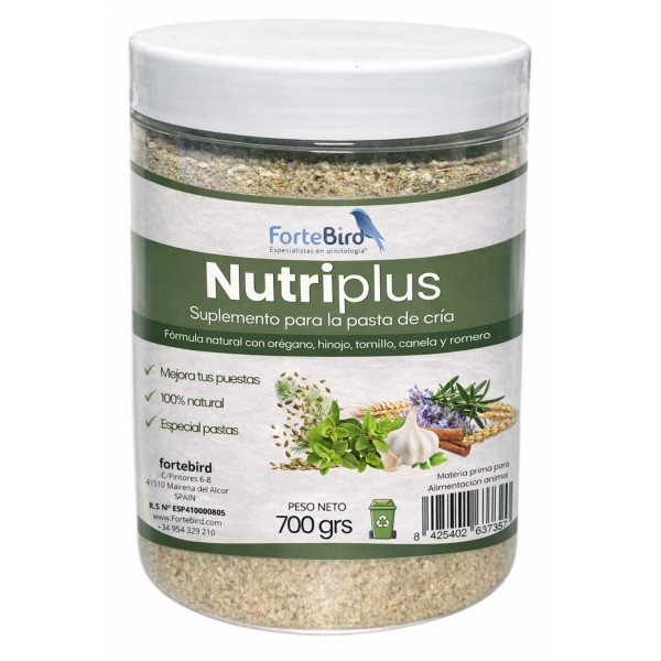 Nutriplus | Suplemento para la pasta de cría