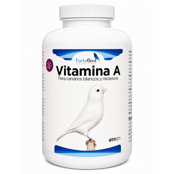 Vitamina A de Fortebird 400 grs | Para Canarios blancos y recesivos