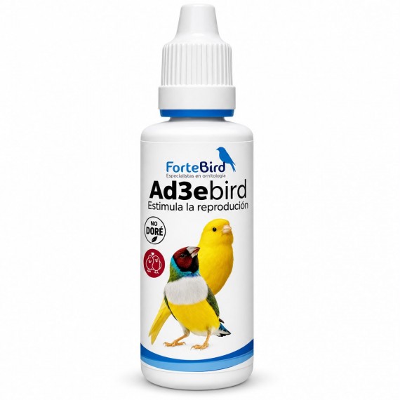 AD3EBird - Suplemento Vitamínico para Reproducción y Salud de Aves (Sin Dore ForteBird)